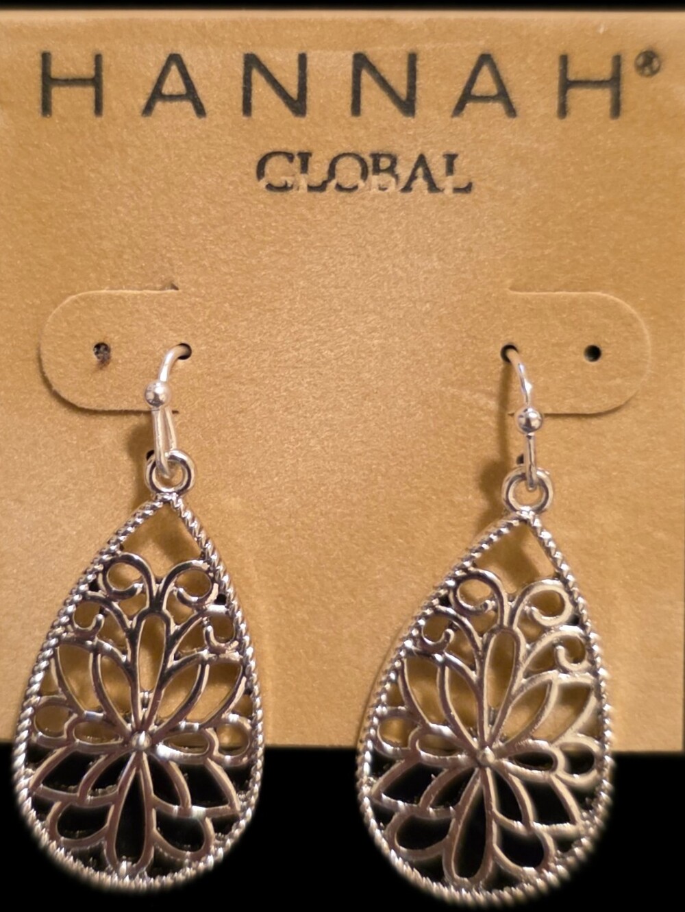 Filigree Teardrop Earrings
